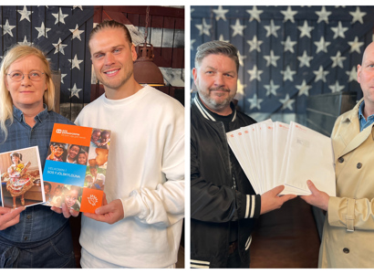 18 staðir Gleðipinna og 18 styrktarbörn