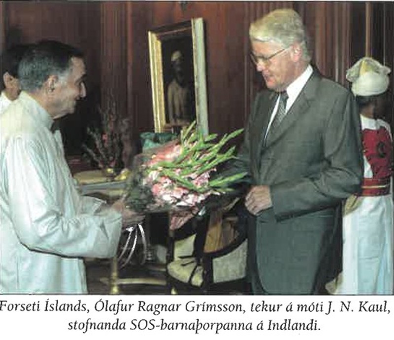 Úr fréttabréfi SOS Barnaþorpanna árið 2000.