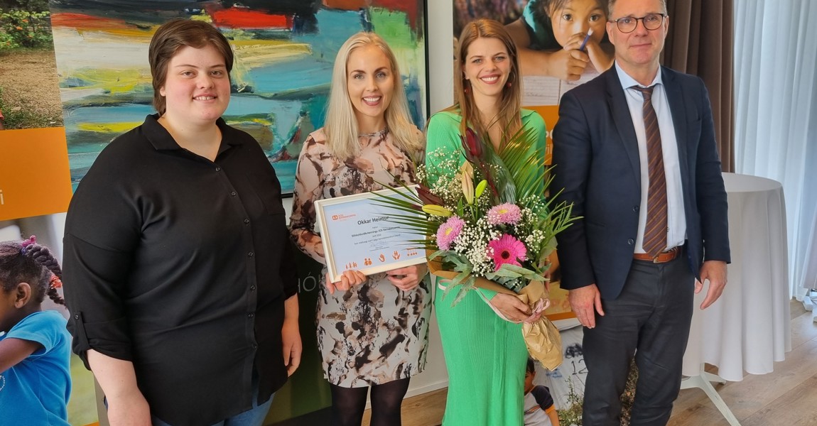 Okkar heimur hlýtur fjölskylduviðurkenningu SOS