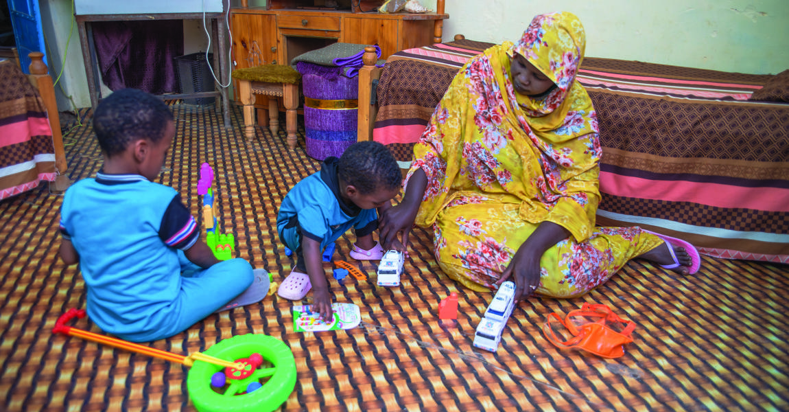 Stuðningur SOS-foreldra við börn í stríðshrjáðum löndum skilar sér