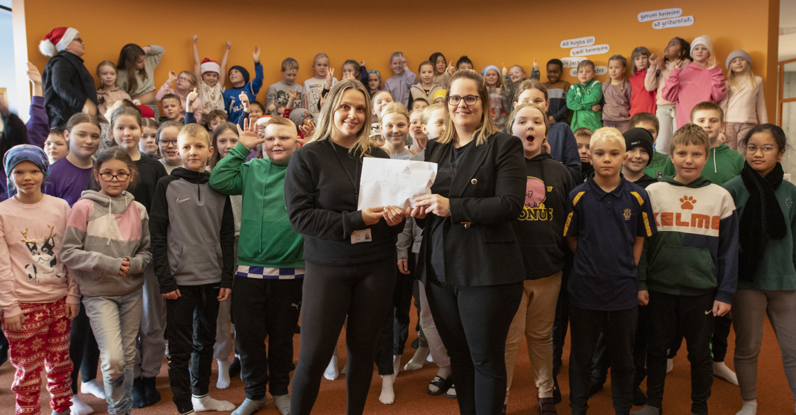 Slepptu jólagjöfum og söfnuðu yfir 100 þúsund krónum fyrir SOS Barnaþorpin
