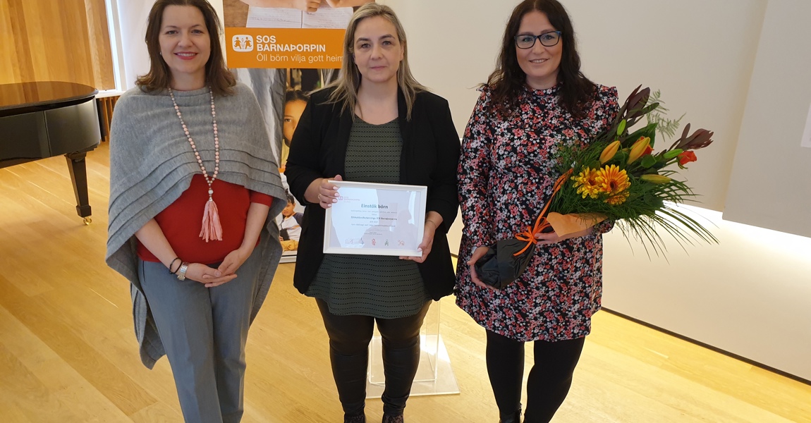 Einstök börn hljóta fjölskylduviðurkenningu SOS 2021