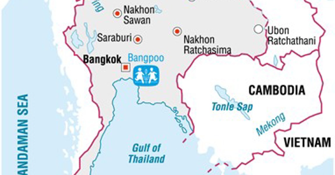 Tæland: Börn og starfsfólk óhult