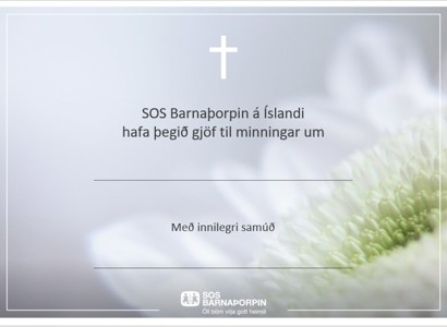 Minningarkort SOS