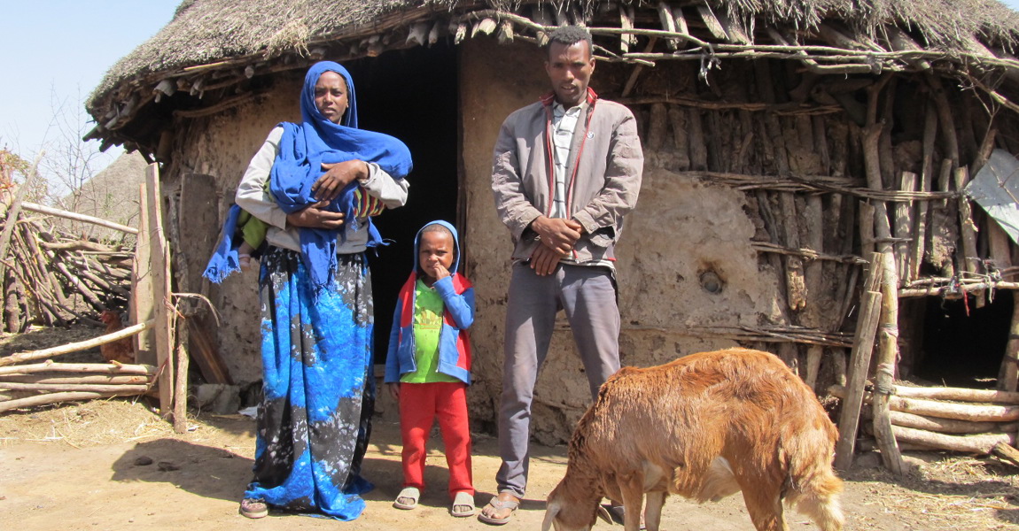 2400 krónur á viku framfleyta fjölskyldunni