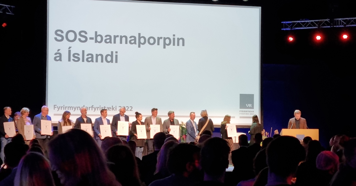SOS Barnaþorpin í hópi fyrirmyndarfyrirtækja ársins