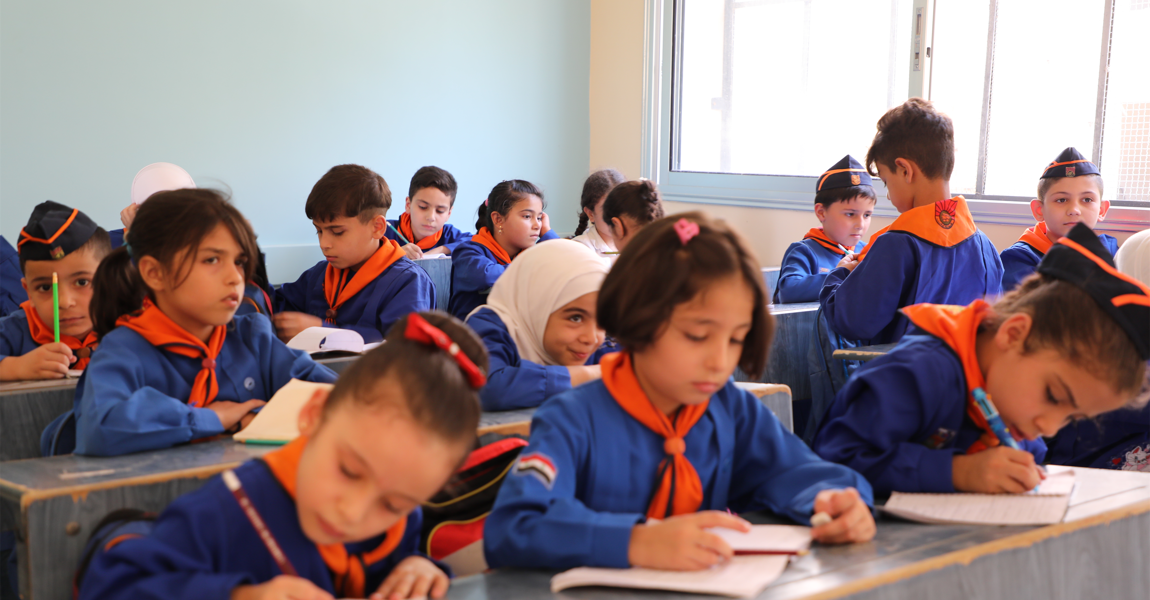 Skóli í Aleppó opnaður á ný eftir aðstoð Íslendinga